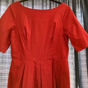 Red Dress 1950’s insured size Large